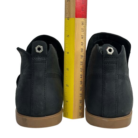 Kodiak Low Rider Boots Women's SZ 9.5 V Cut Ankle Bootie Black Slip On Leather - Picture 8 of 11